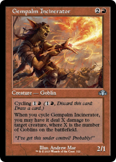 Image for Gempalm Incinerator (Retro Frame) (322) - Magic: The Gathering