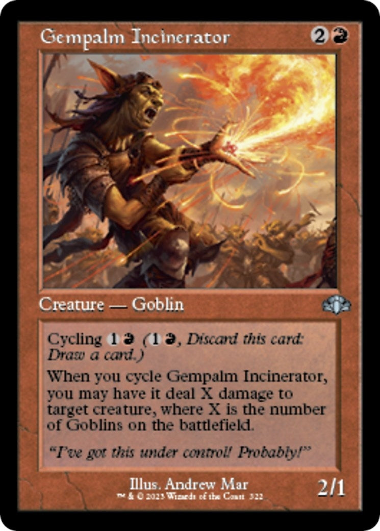 Image for Gempalm Incinerator (Retro Frame) (322) - Magic: The Gathering