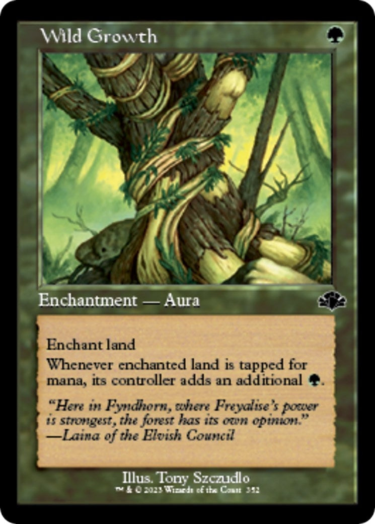Image for Wild Growth (Retro Frame) (352) - Magic: The Gathering