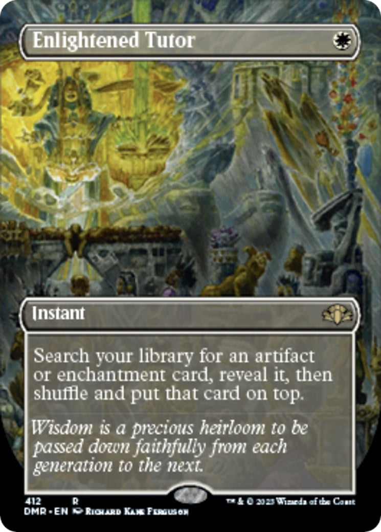 Image for Enlightened Tutor (Borderless) (412) - Magic: The Gathering