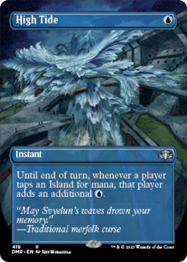 Image for High Tide (Borderless) (419) - Magic: The Gathering