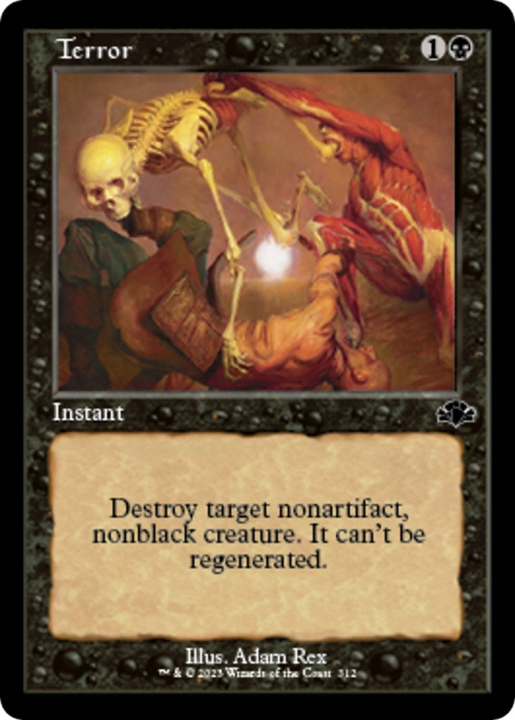 Image for Terror (Retro Frame) (312) - Magic: The Gathering