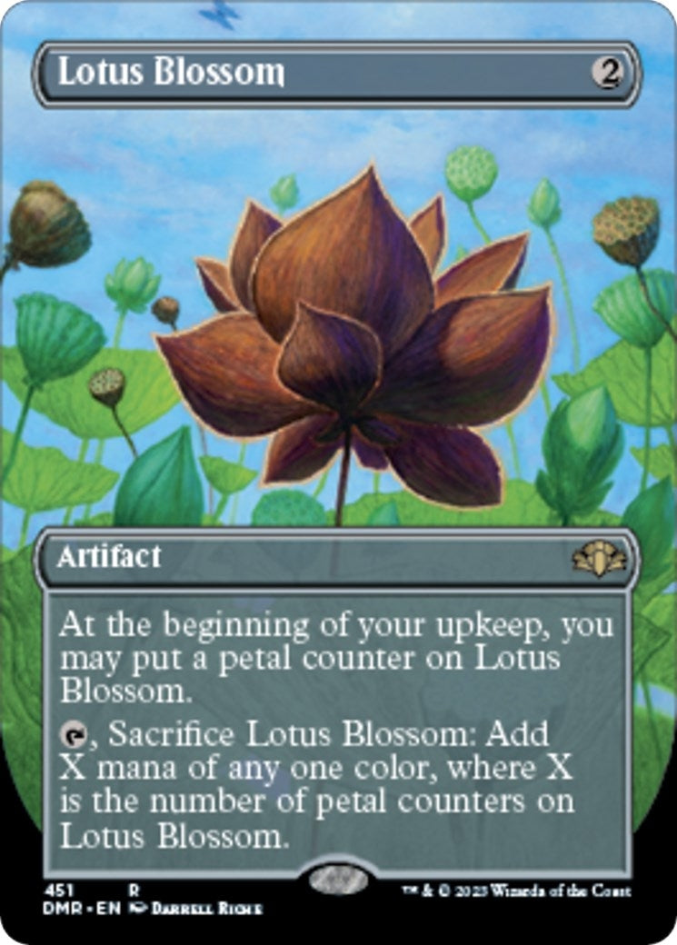 Image for Lotus Blossom (Borderless) (451) - Magic: The Gathering