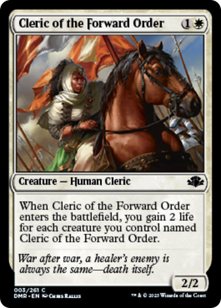 Image for Cleric of the Forward Order (3) - Magic: The Gathering