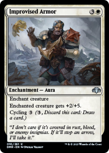 Image for Improvised Armor (10) - Magic: The Gathering