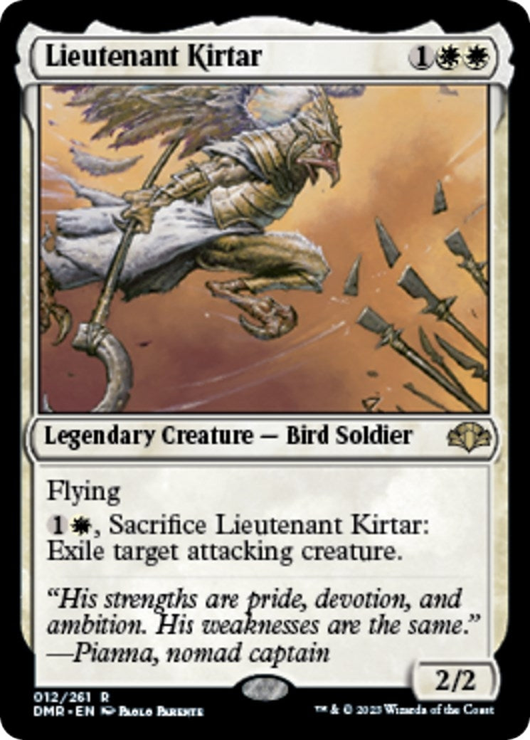 Image for Lieutenant Kirtar (12) - Magic: The Gathering