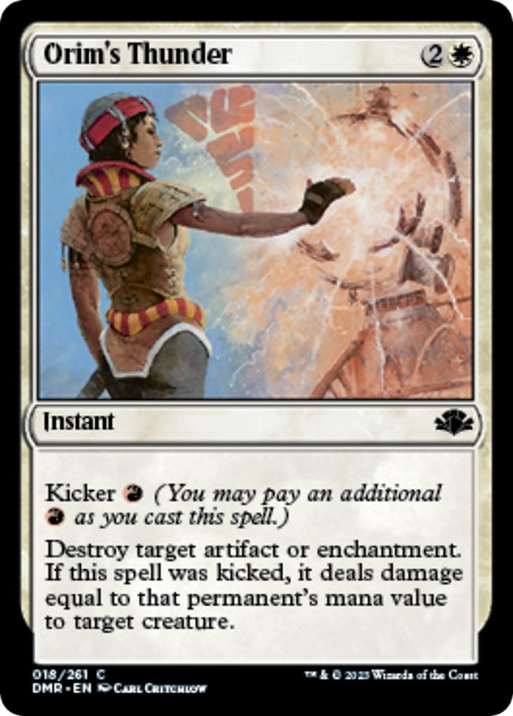 Image for Orim's Thunder (18) - Magic: The Gathering