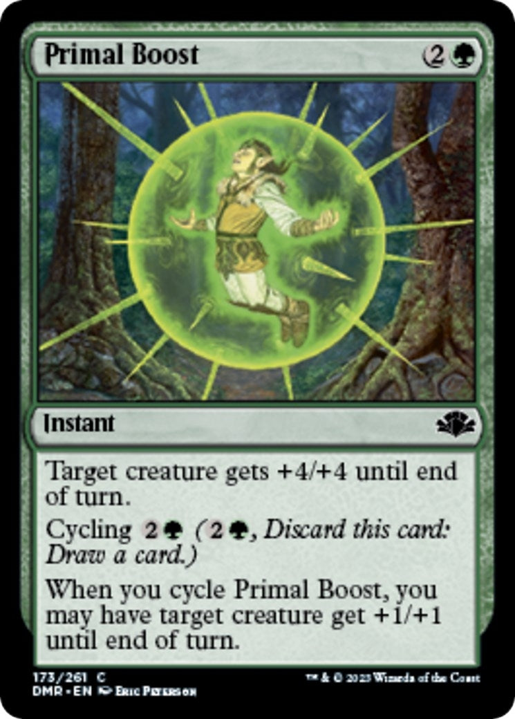 Image for Primal Boost (173) - Magic: The Gathering