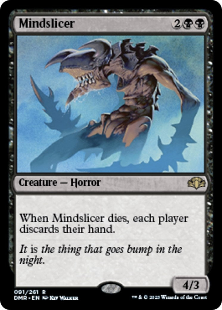 Image for Mindslicer (91) - Magic: The Gathering