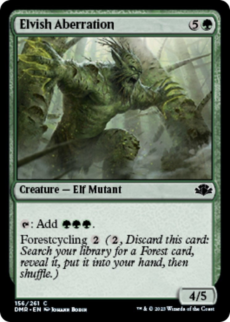 Image for Elvish Aberration (156) - Magic: The Gathering