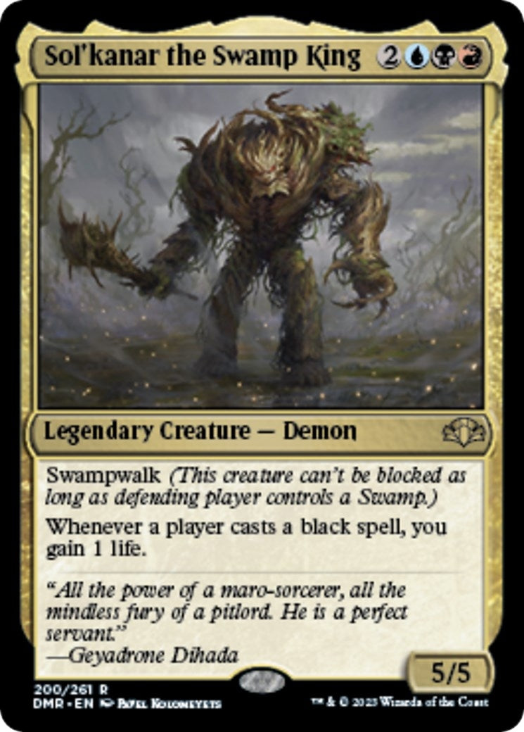 Image for Sol'kanar the Swamp King (200) - Magic: The Gathering