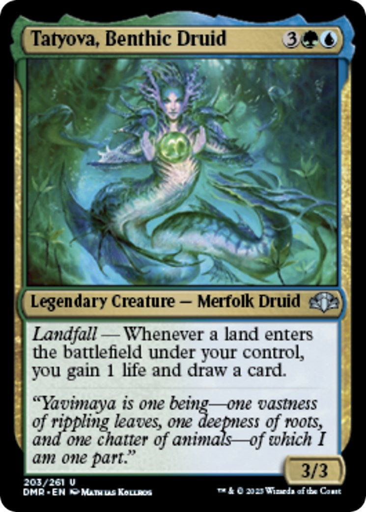 Image for Tatyova, Benthic Druid (203) - Magic: The Gathering