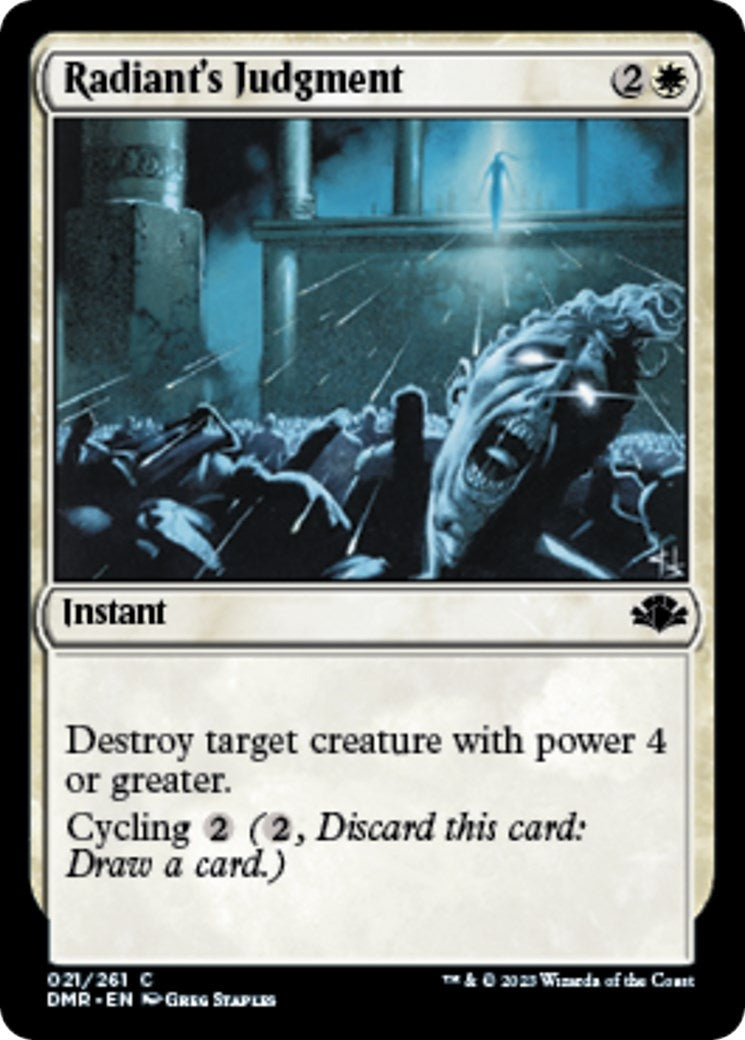 Image for Radiant's Judgment (21) - Magic: The Gathering