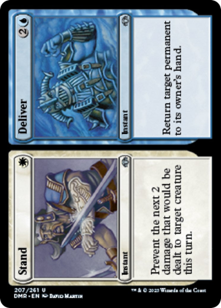 Image for Stand // Deliver (207) - Magic: The Gathering