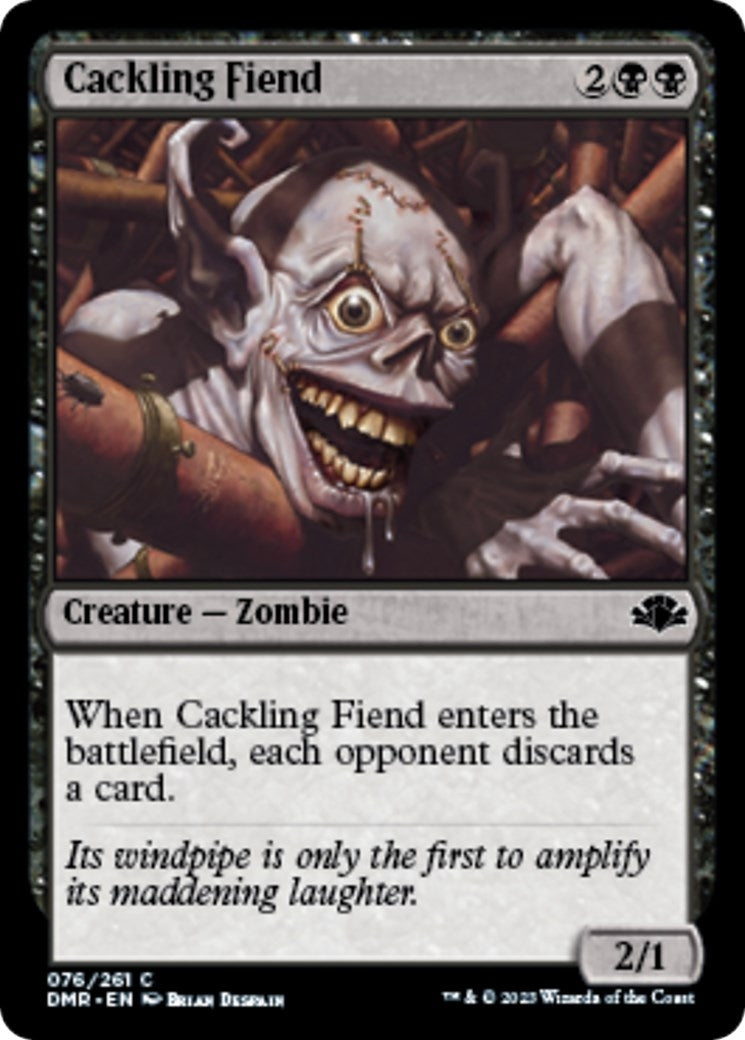 Image for Cackling Fiend (76) - Magic: The Gathering
