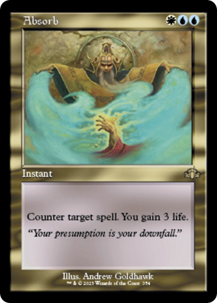 Image for Absorb (Retro Frame) (354) - Magic: The Gathering