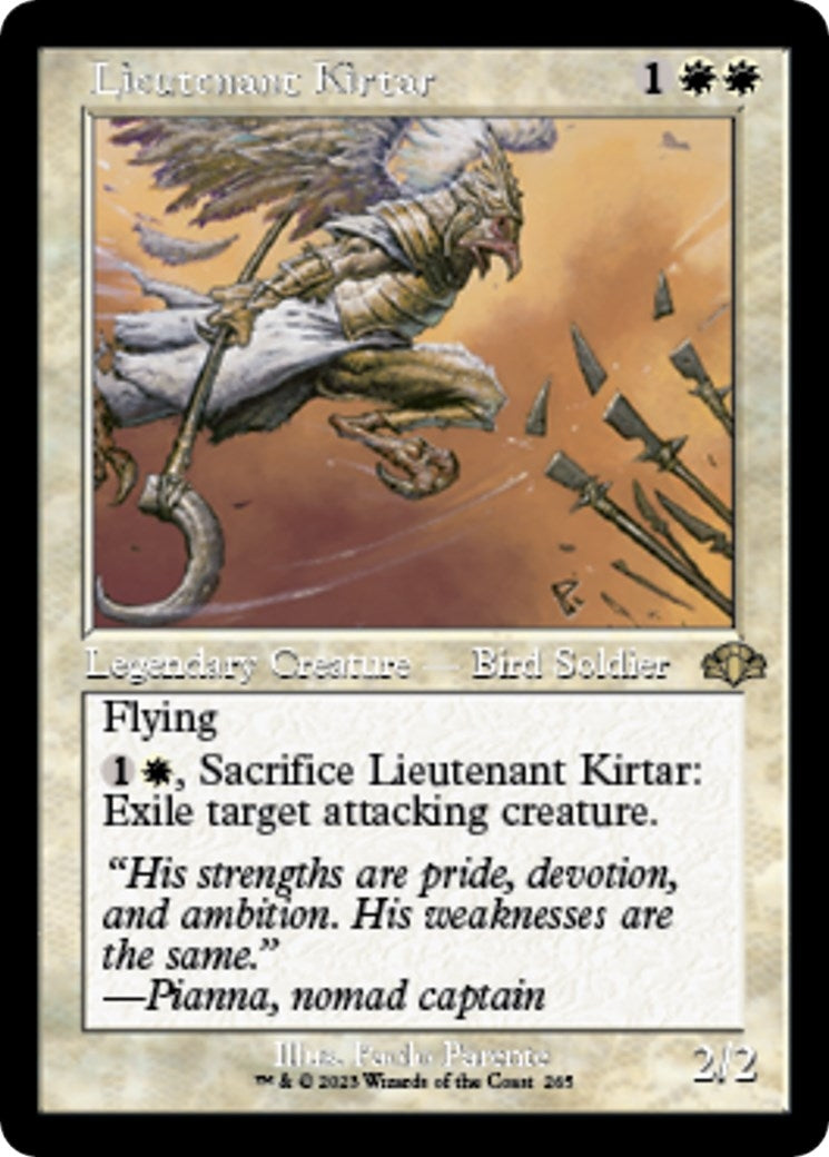 Image for Lieutenant Kirtar (Retro Frame) (265) - Magic: The Gathering
