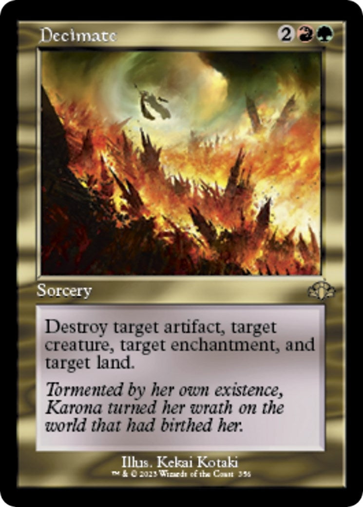 Image for Decimate (Retro Frame) (356) - Magic: The Gathering