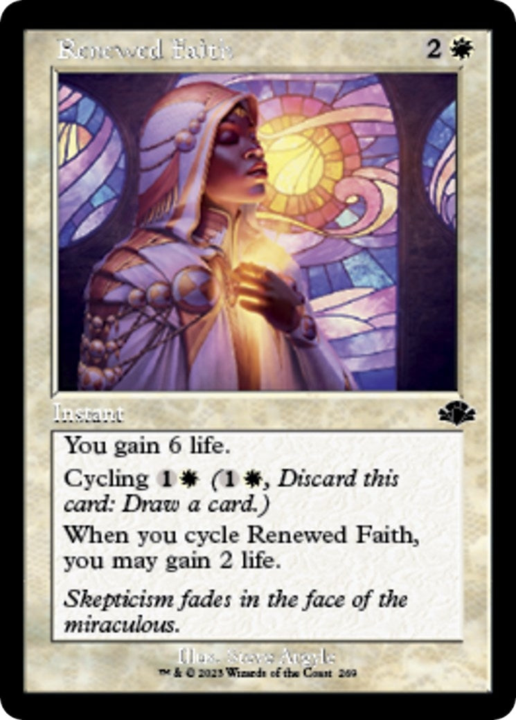 Image for Renewed Faith (Retro Frame) (269) - Magic: The Gathering