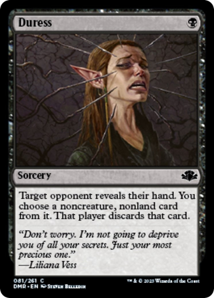 Image for Duress (81) - Magic: The Gathering