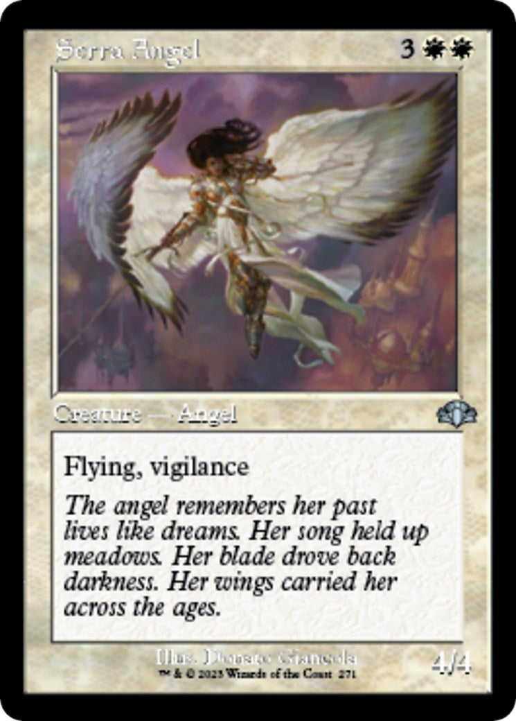 Image for Serra Angel (Retro Frame) (271) - Magic: The Gathering