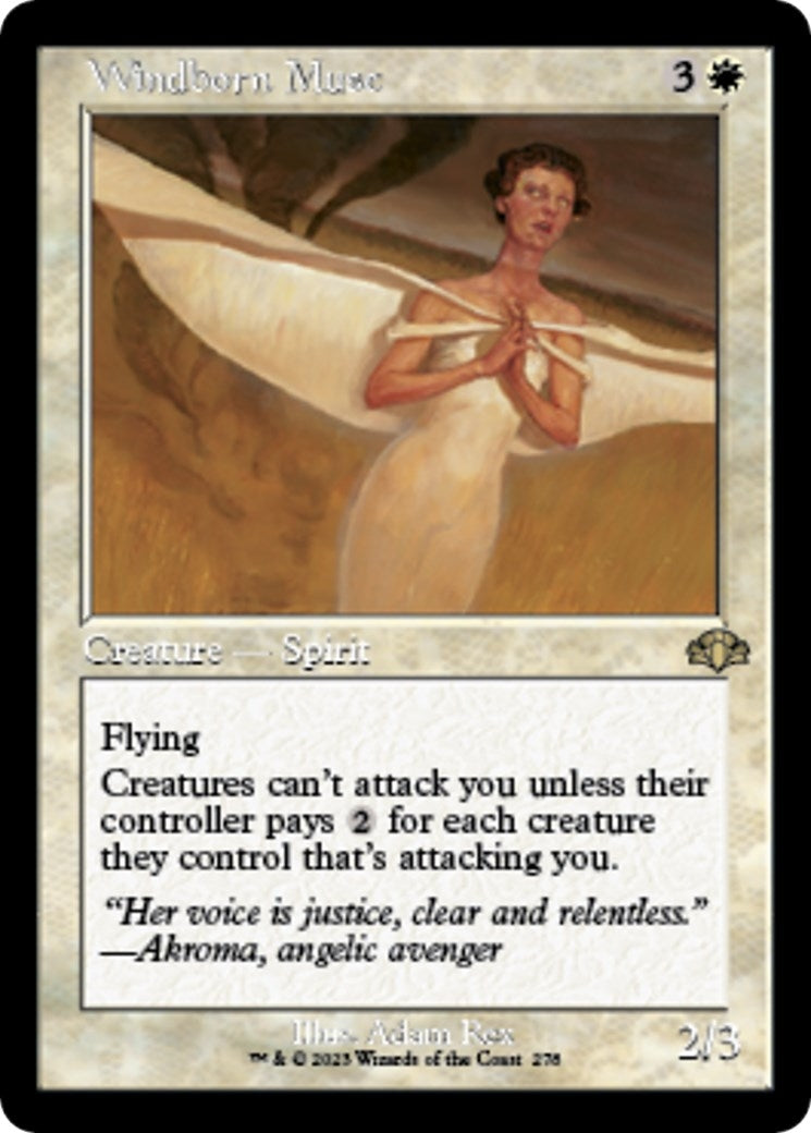 Image for Windborn Muse (Retro Frame) (278) - Magic: The Gathering
