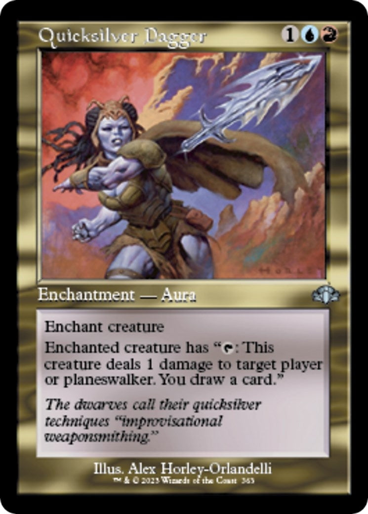 Image for Quicksilver Dagger (Retro Frame) (363) - Magic: The Gathering