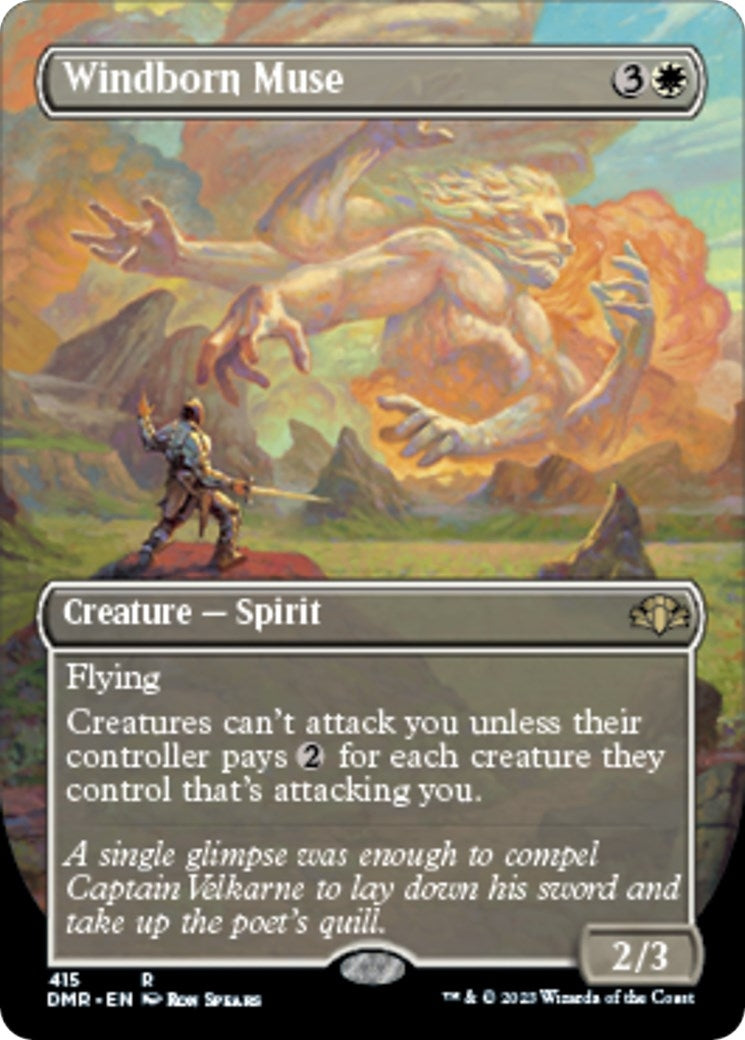 Image for Windborn Muse (Borderless) (415) - Magic: The Gathering