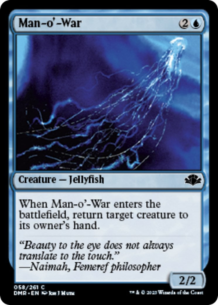 Image for Man-o'-War (58) - Magic: The Gathering