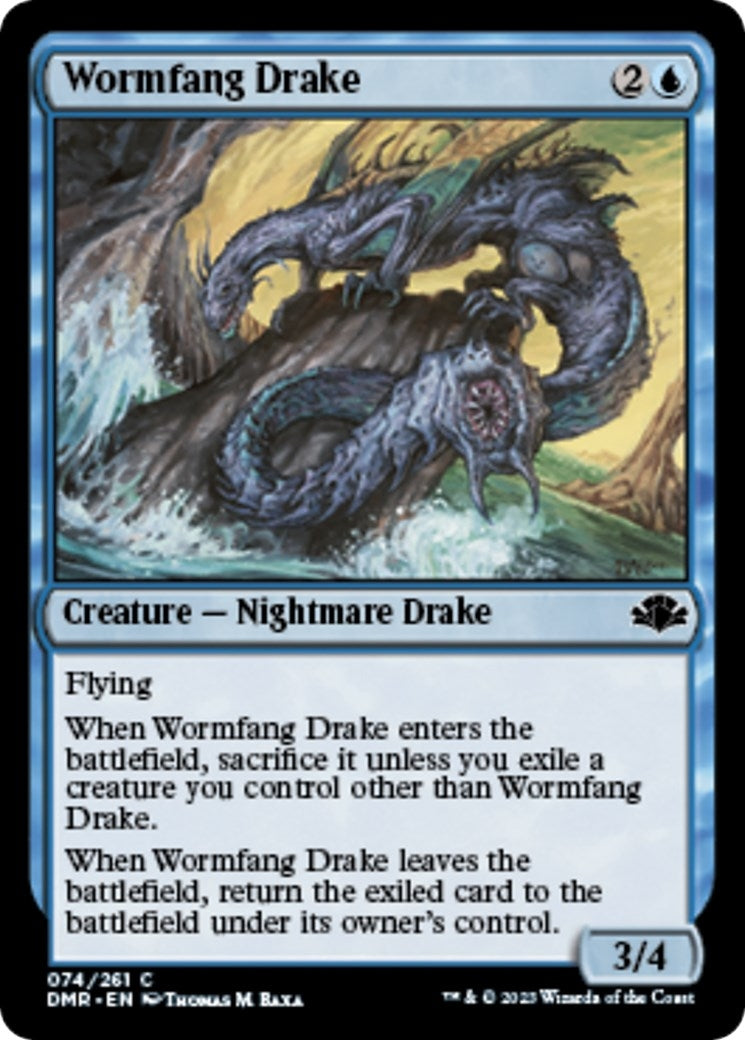 Image for Wormfang Drake (74) - Magic: The Gathering