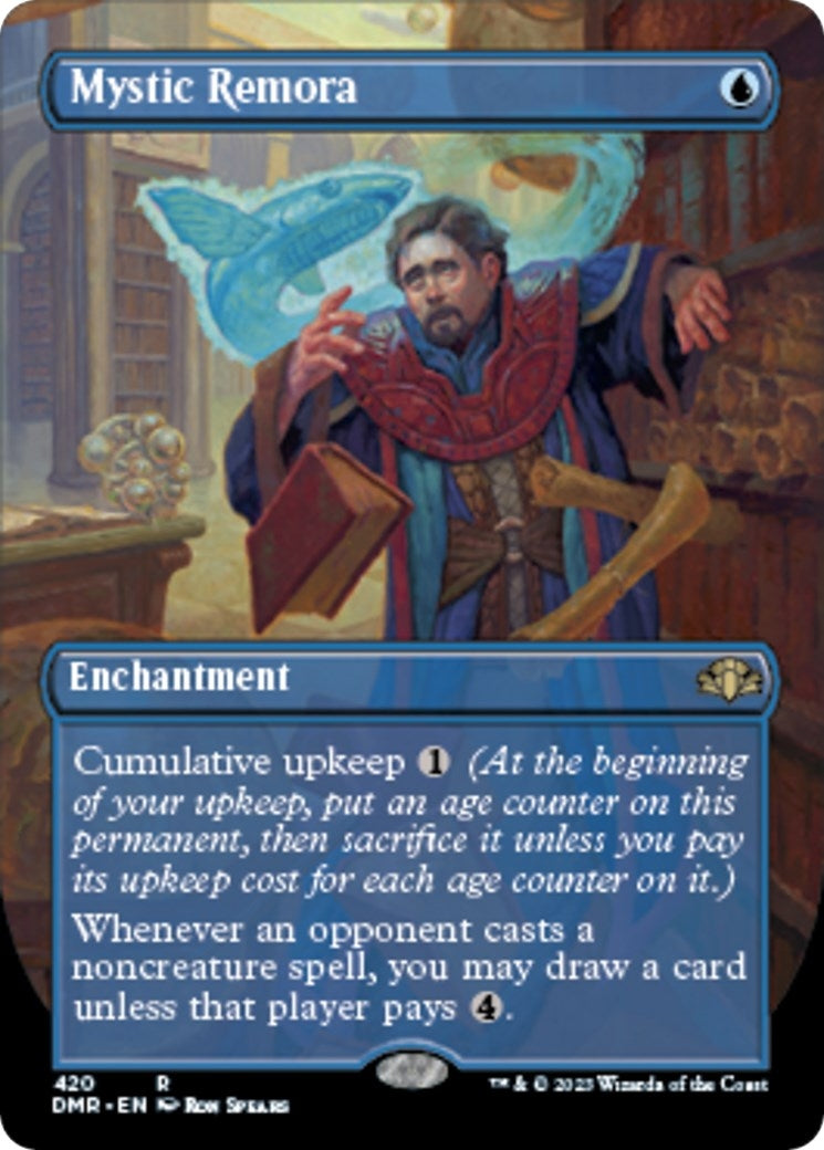 Image for Mystic Remora (Borderless) (420) - Magic: The Gathering