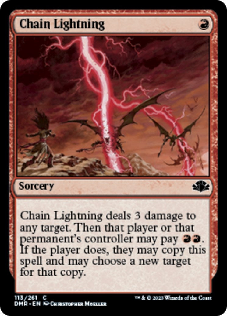 Image for Chain Lightning (113) - Magic: The Gathering