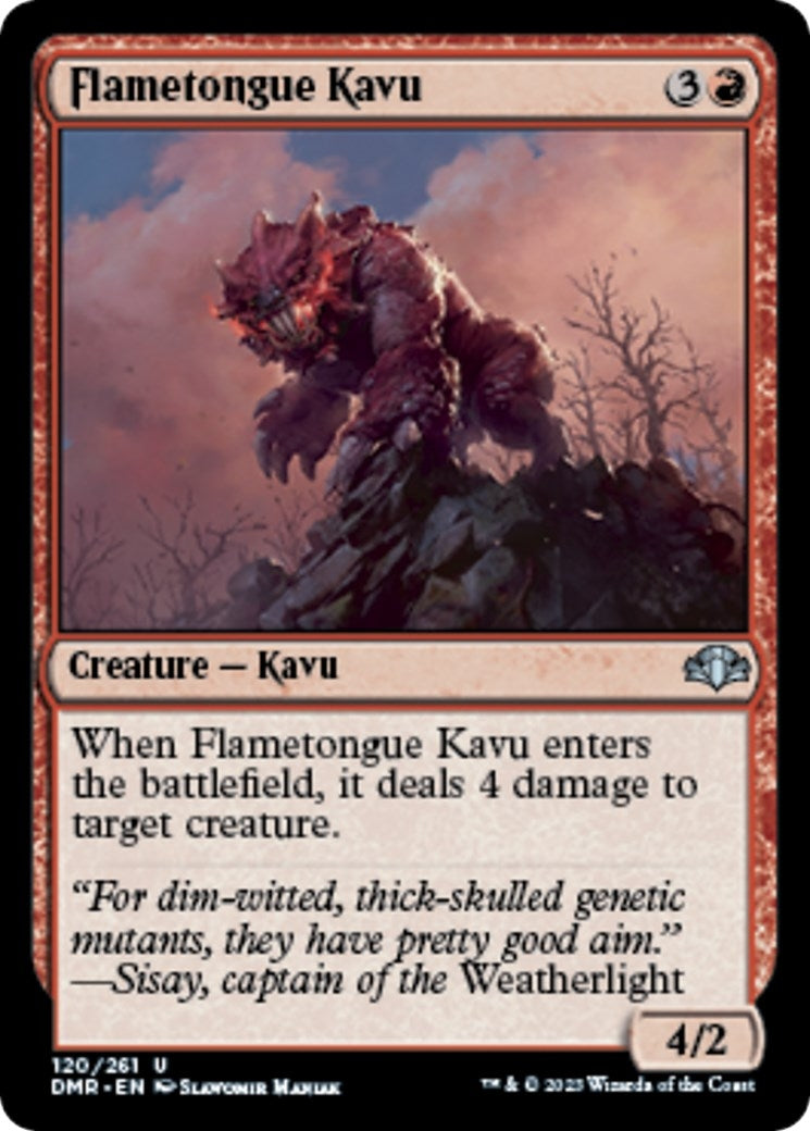 Image for Flametongue Kavu (120) - Magic: The Gathering