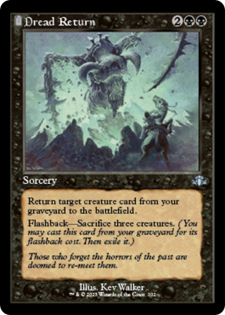 Image for Dread Return (Retro Frame) (302) - Magic: The Gathering