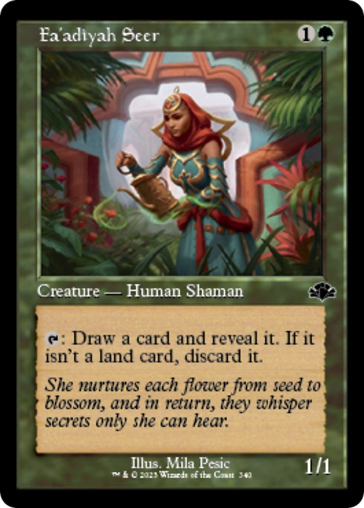 Image for Fa'adiyah Seer (Retro Frame) (340) - Magic: The Gathering