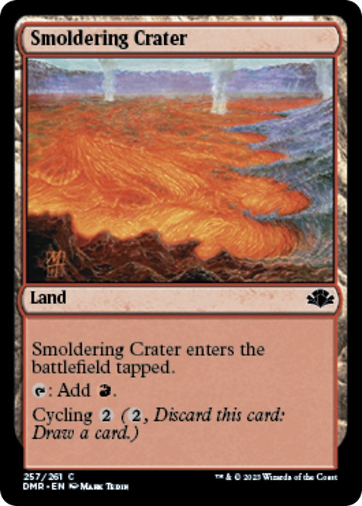 Image for Smoldering Crater (257) - Magic: The Gathering