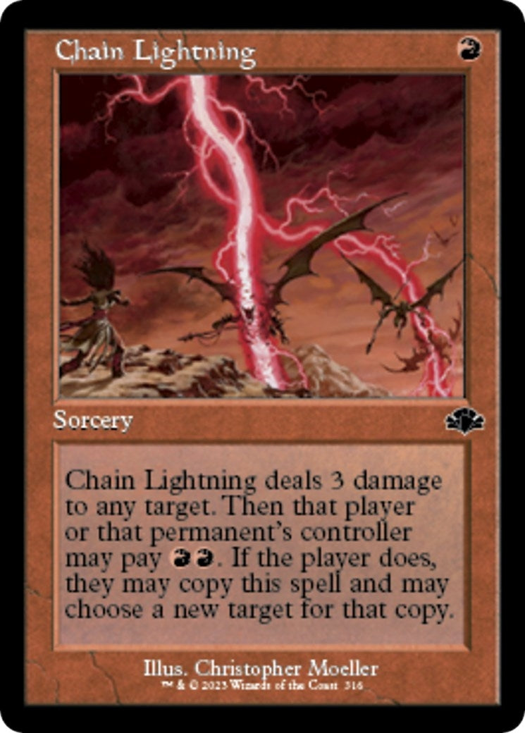 Image for Chain Lightning (Retro Frame) (316) - Magic: The Gathering