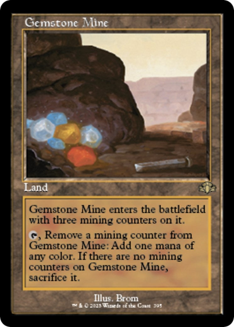 Image for Gemstone Mine (Retro Frame) (395) - Magic: The Gathering