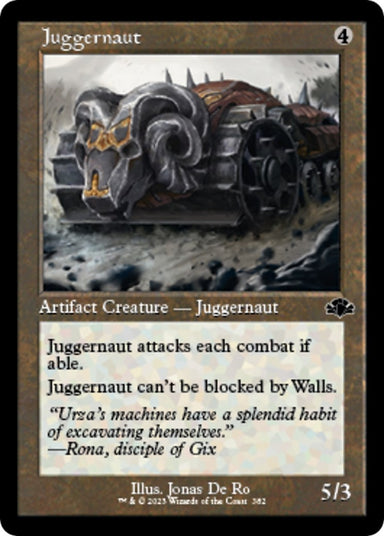 Image for Juggernaut (Retro Frame) (382) - Magic: The Gathering