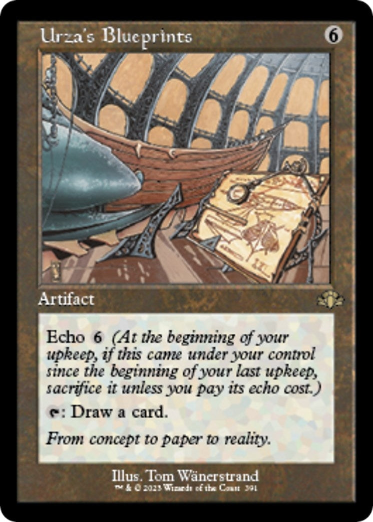 Image for Urza's Blueprints (Retro Frame) (391) - Magic: The Gathering