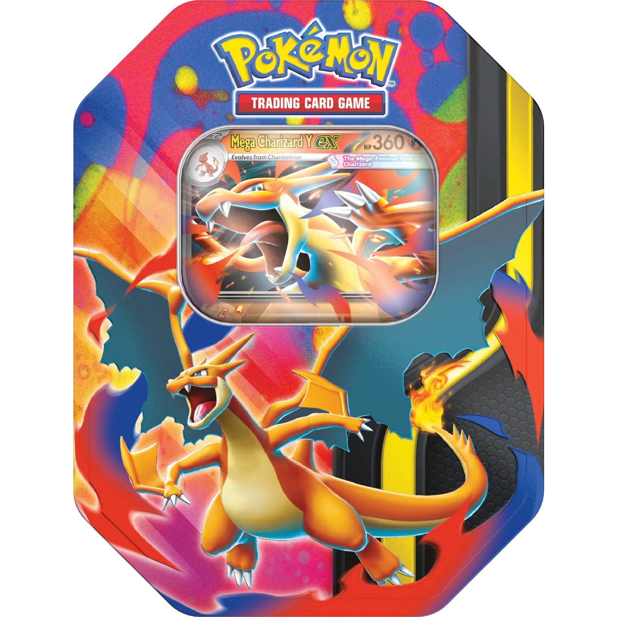 PRE ORDER - Pokemon TCG: Mega Evolution Ascended Tin (Charizard X OR Y ex)