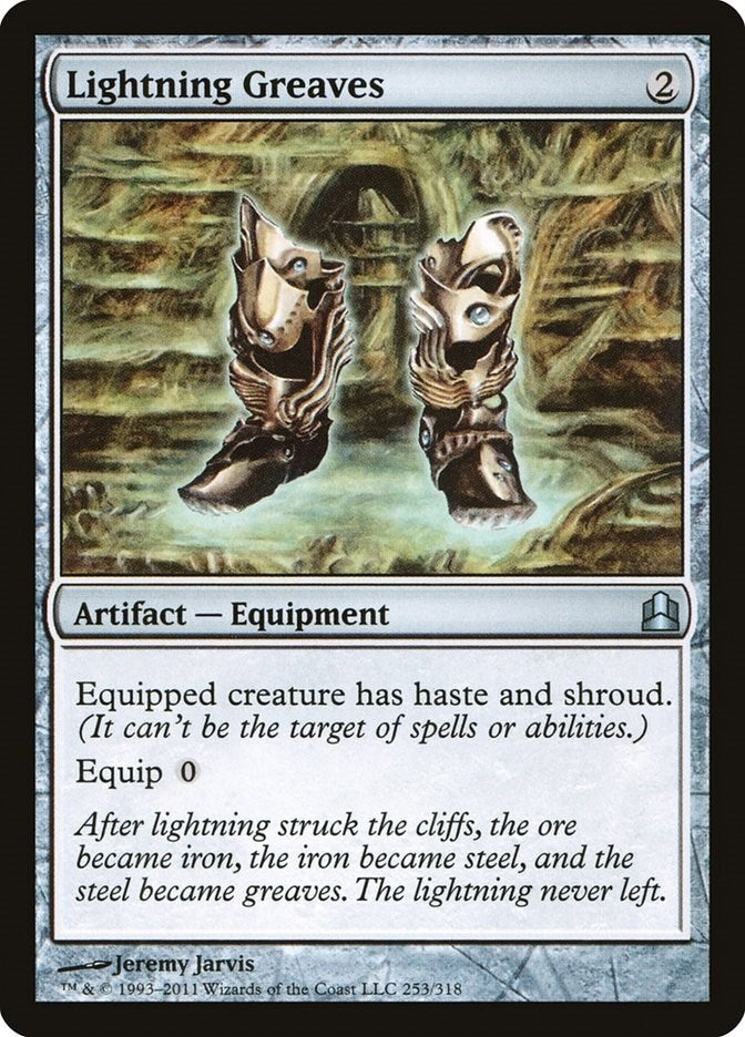 Lightning Greaves (253) (Commander)