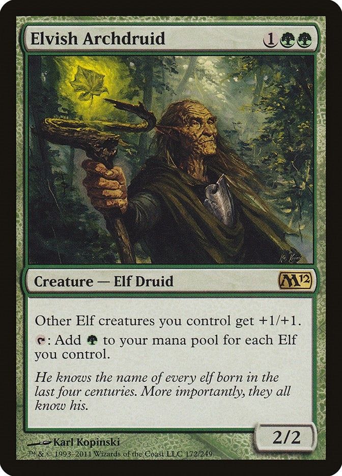 Elvish Archdruid (172) (Magic 2012 (M12))