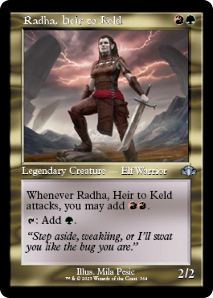 Image for Radha, Heir to Keld (Retro Frame) (364) - Magic: The Gathering