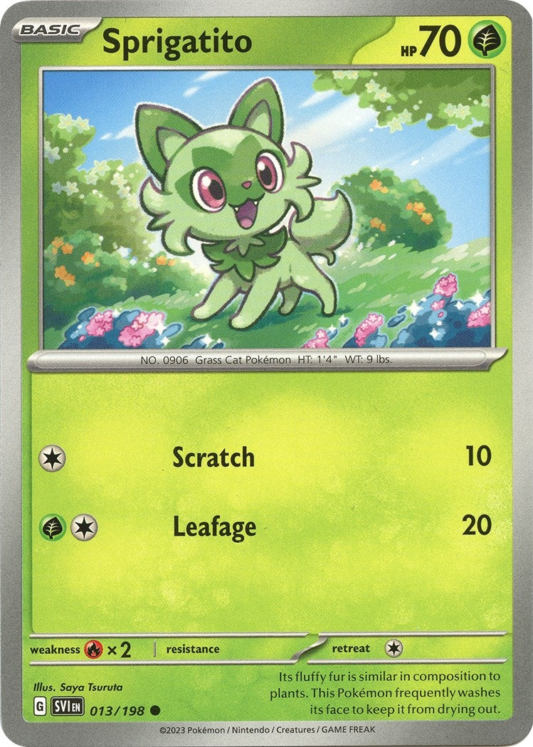 Image for Sprigatito (013/198) (SV01: Scarlet & Violet Base Set) (SVI) - Pokemon