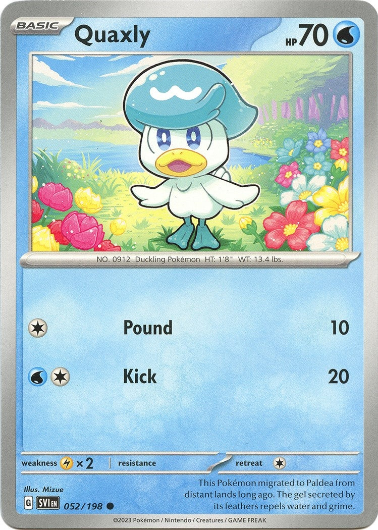 Image for Quaxly (052/198) (SV01: Scarlet & Violet Base Set) (SVI) - Pokemon