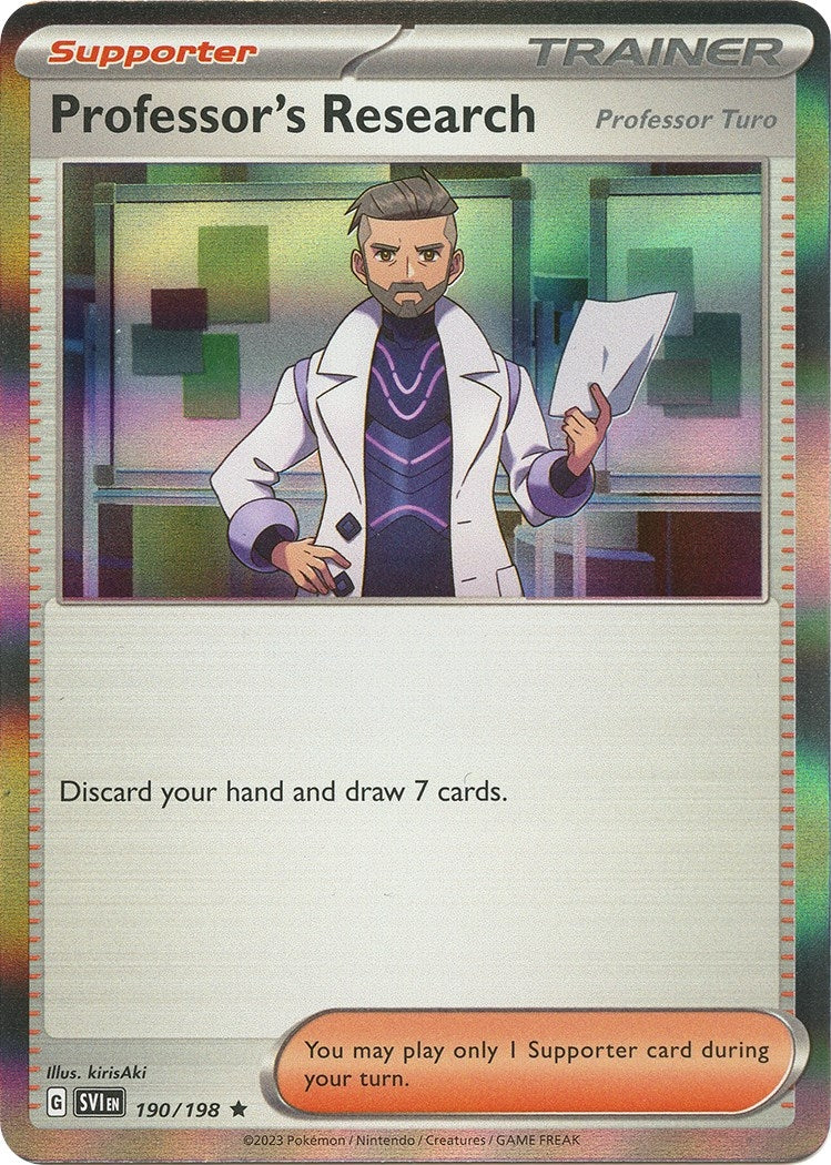 Image for Professor's Research (190/198) (SVI) - Pokemon