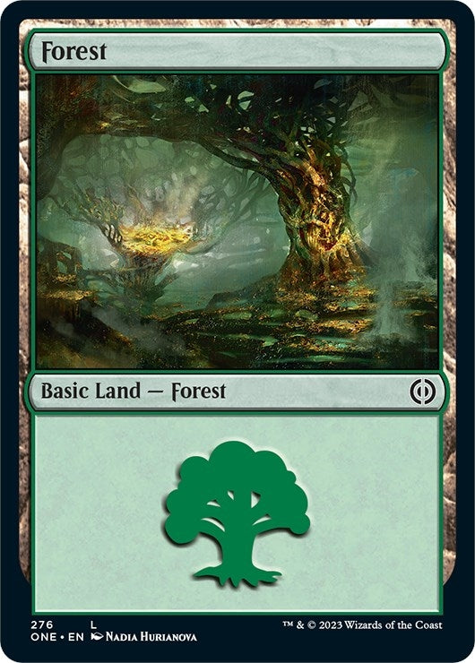 Image for Forest (276) (276) (Phyrexia: All Will Be One) - Magic: The Gathering