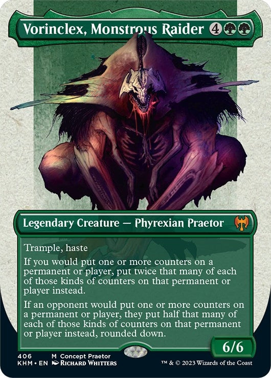 Image for Vorinclex, Monstrous Raider (Concept Praetor) (406) (Phyrexia: All Will Be One) - Magic: The Gathering