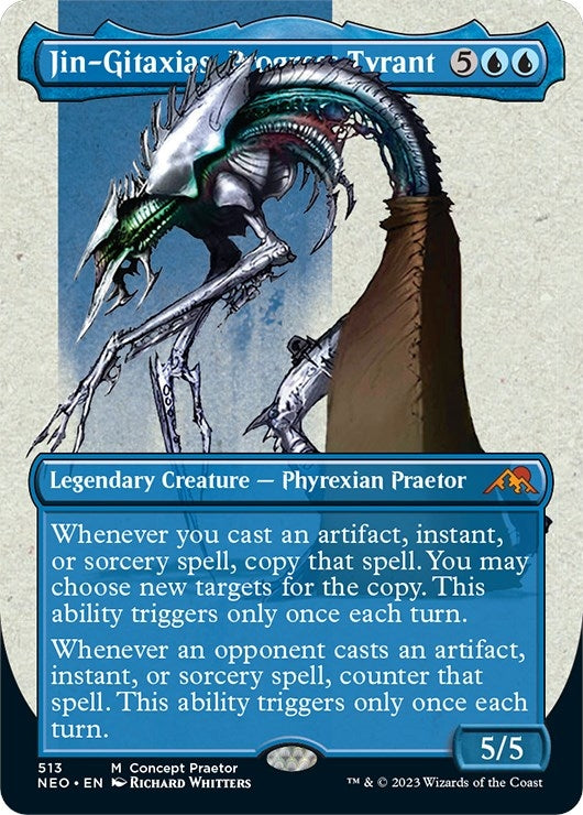 Image for Jin-Gitaxias, Progress Tyrant (Concept Praetor) (513) (Phyrexia: All Will Be One) - Magic: The Gathering